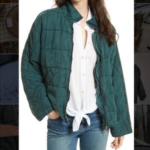 Free people quilted dolman coat/jacket